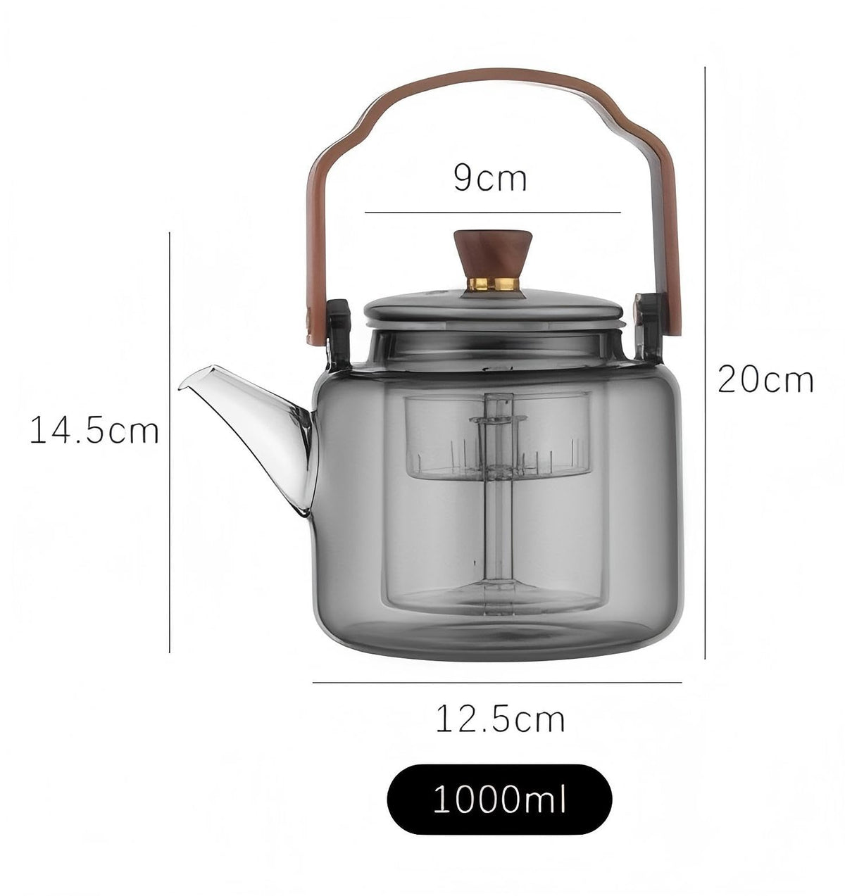 Tea Pot with Infuser for Loose Leaf Tea