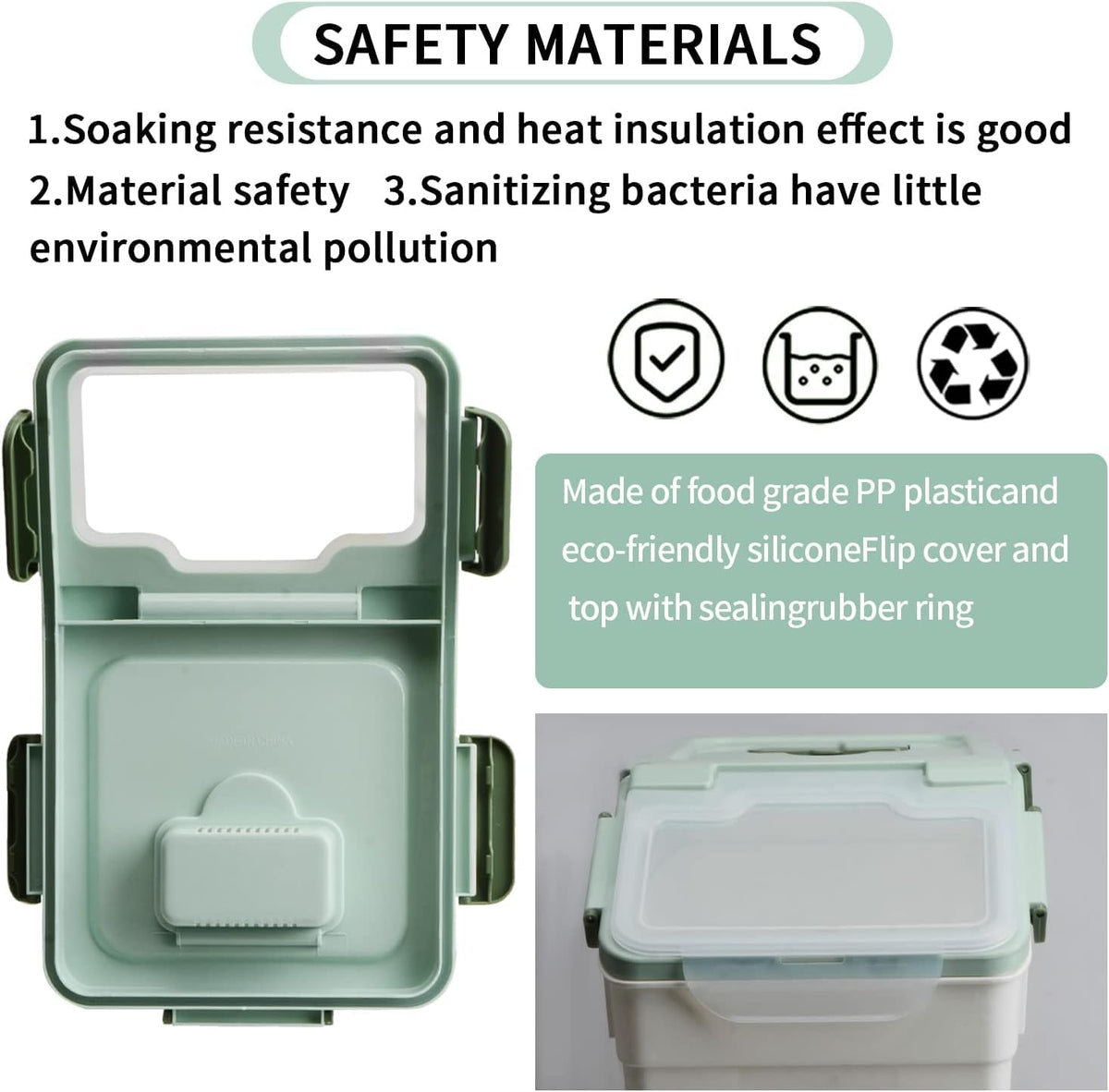 Large Flour Storage Containers 25Lbs Airtight Rice Storage Container BPA Free Kitchen Pantry Food Storage Bin Sugar Snack Cereal Grain Organizer Box with Wheel (4 Count)