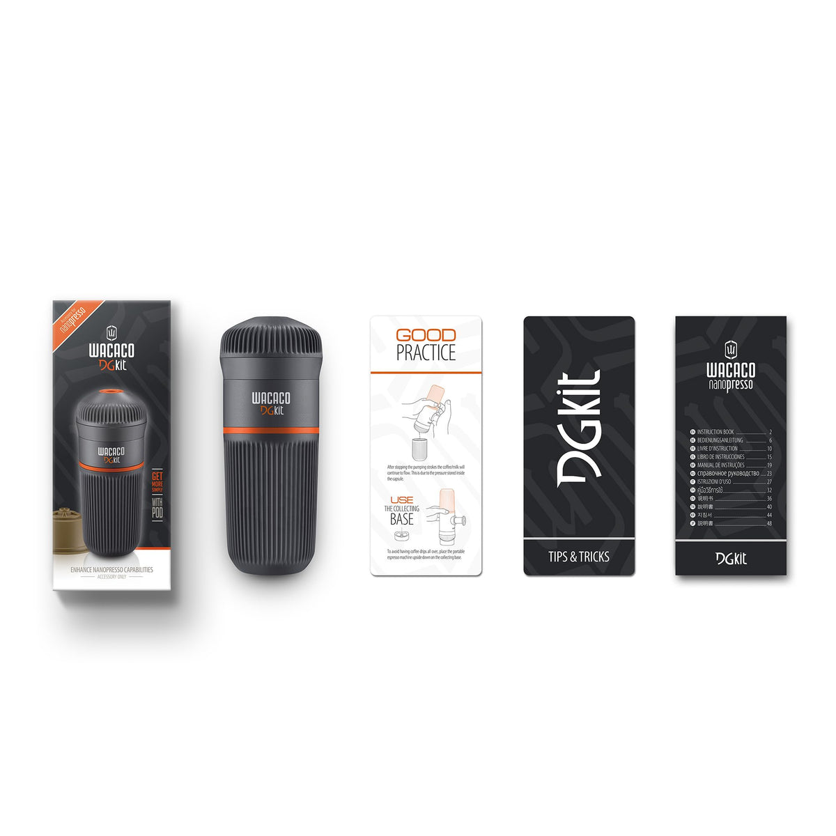 DG Kit Accessory for Nanopresso Compatible with DG Coffee Capsules