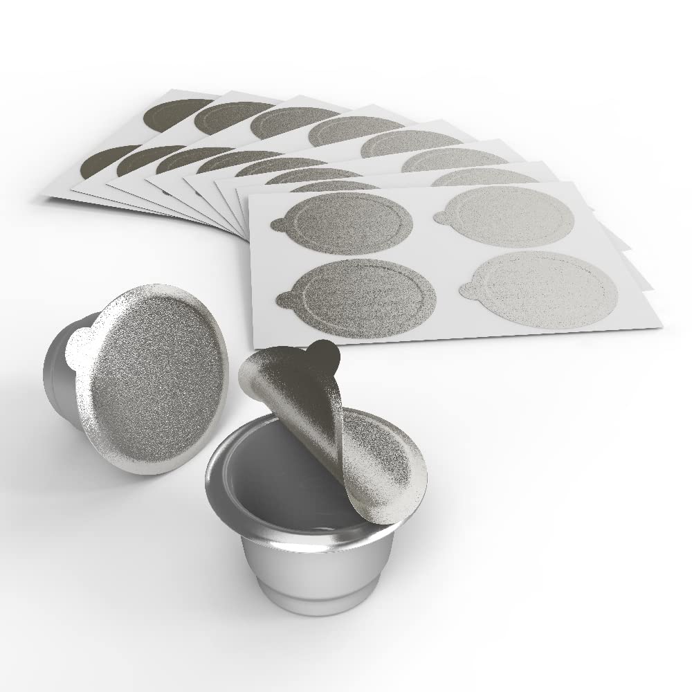 Aluminum Lids for Reusable Nespresso OriginalLines Capsule