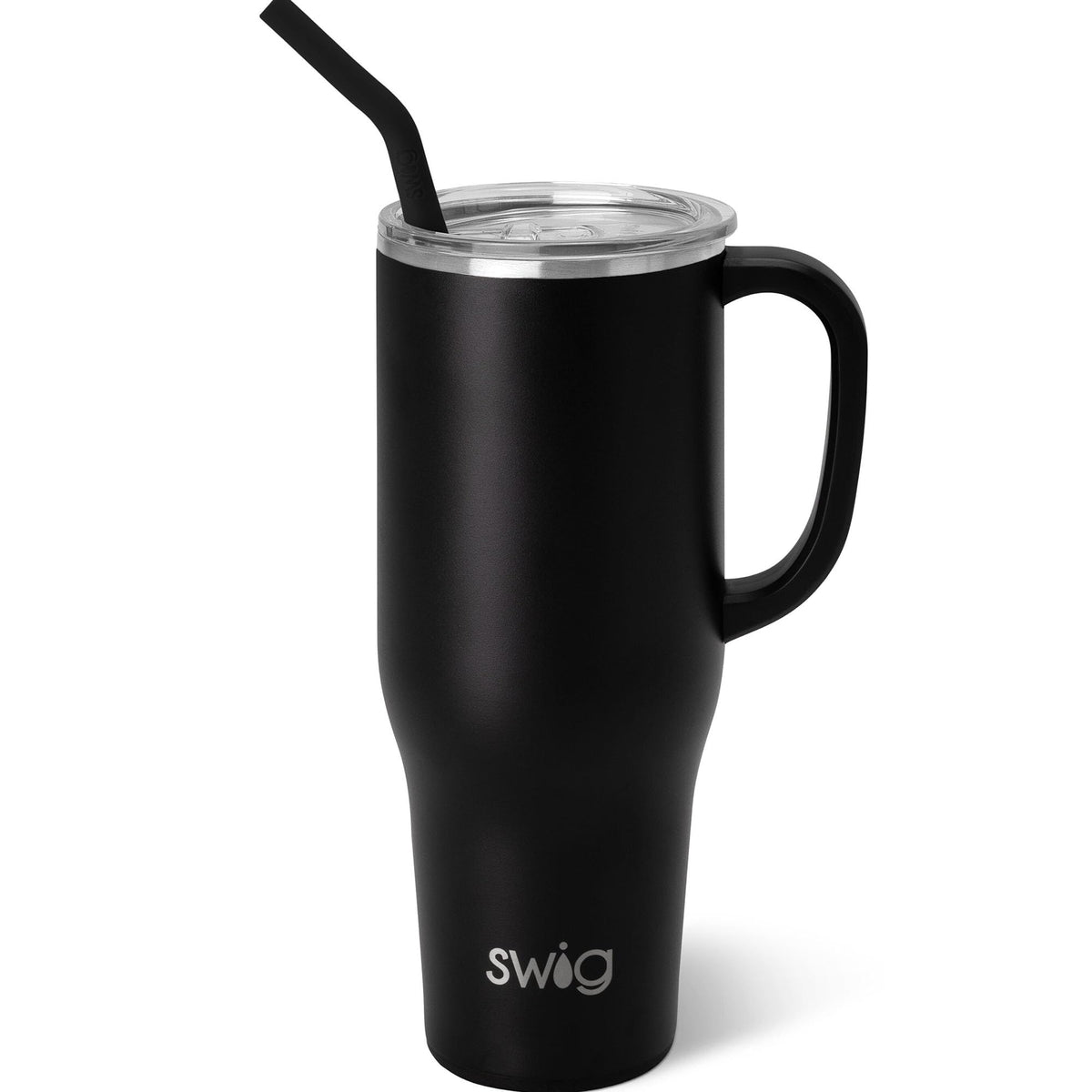 40oz Insulated Mega Mug with Handle & Straw