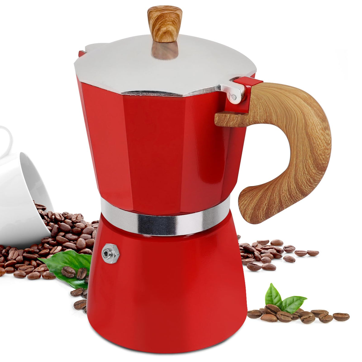 3 Cup Moka Pot Aluminum 150ml Italian Coffee Maker