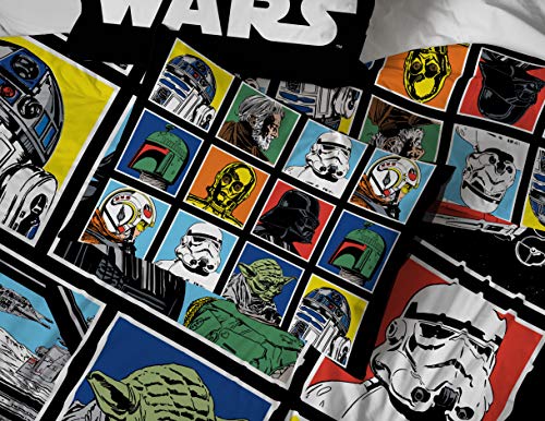 Star Wars Queen Comforter Set 5 Piece Soft Bedding for Boys
