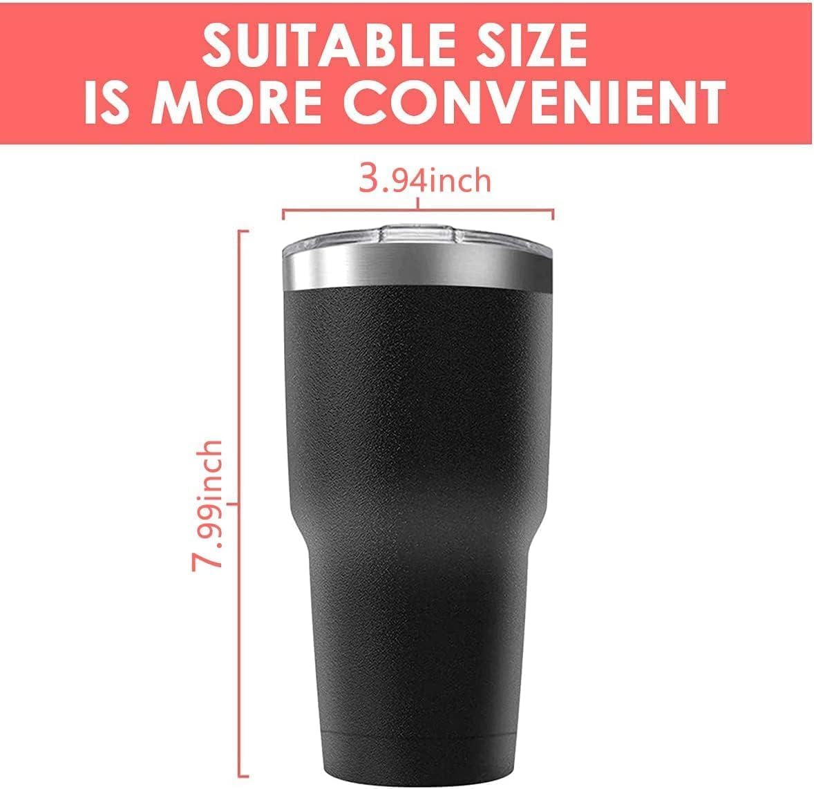 30oz Stainless Steel Travel Mug with Lid