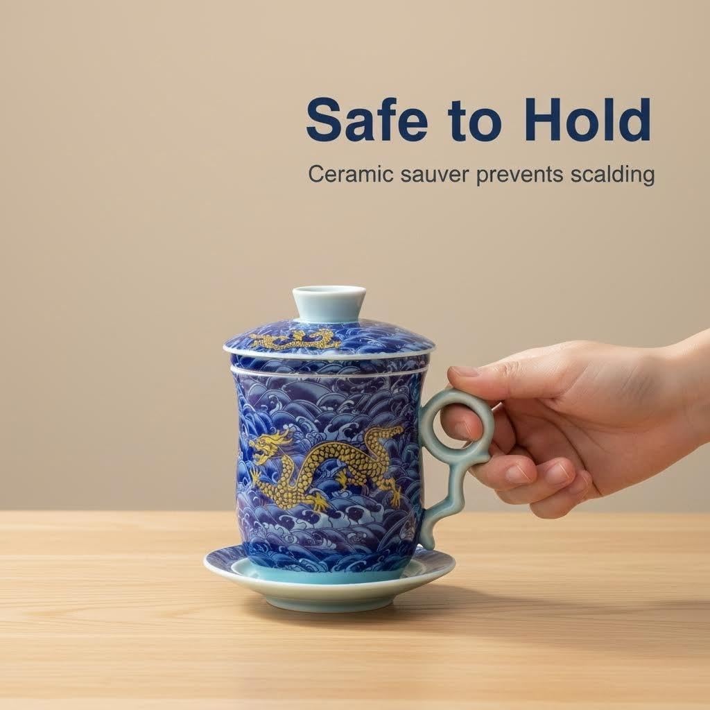 Ceramic tea cups