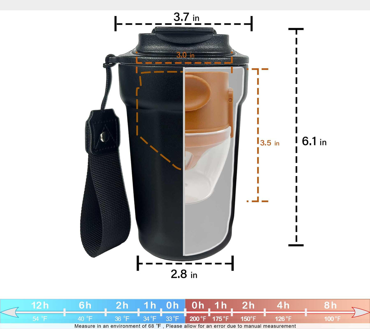 13oz Camping Pour over Coffee Makers