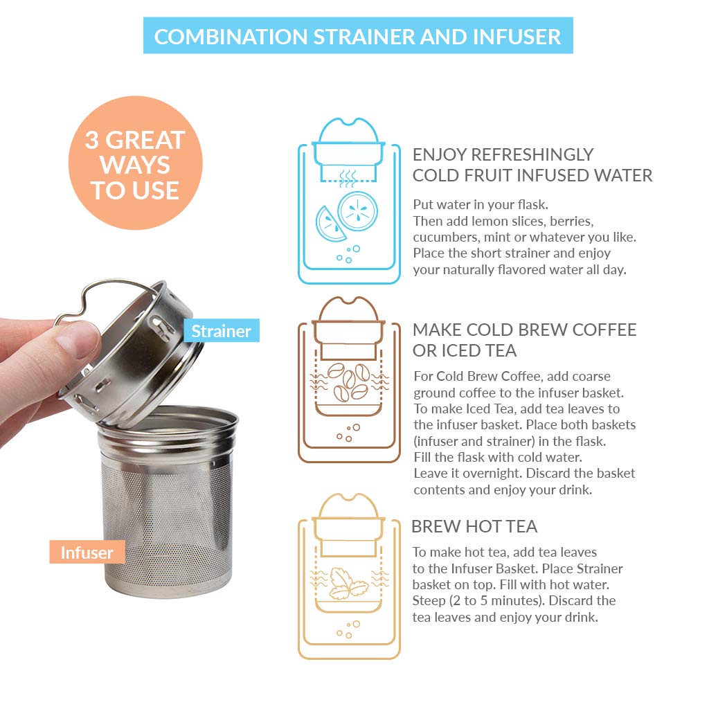 18 oz Tea Infuser Thermo
