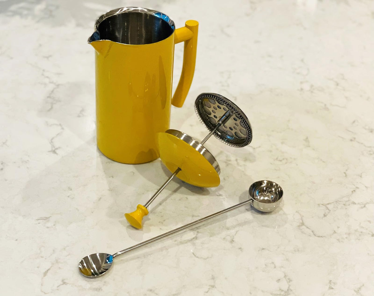 Double Walled Stainless Steel French Press Coffee Maker