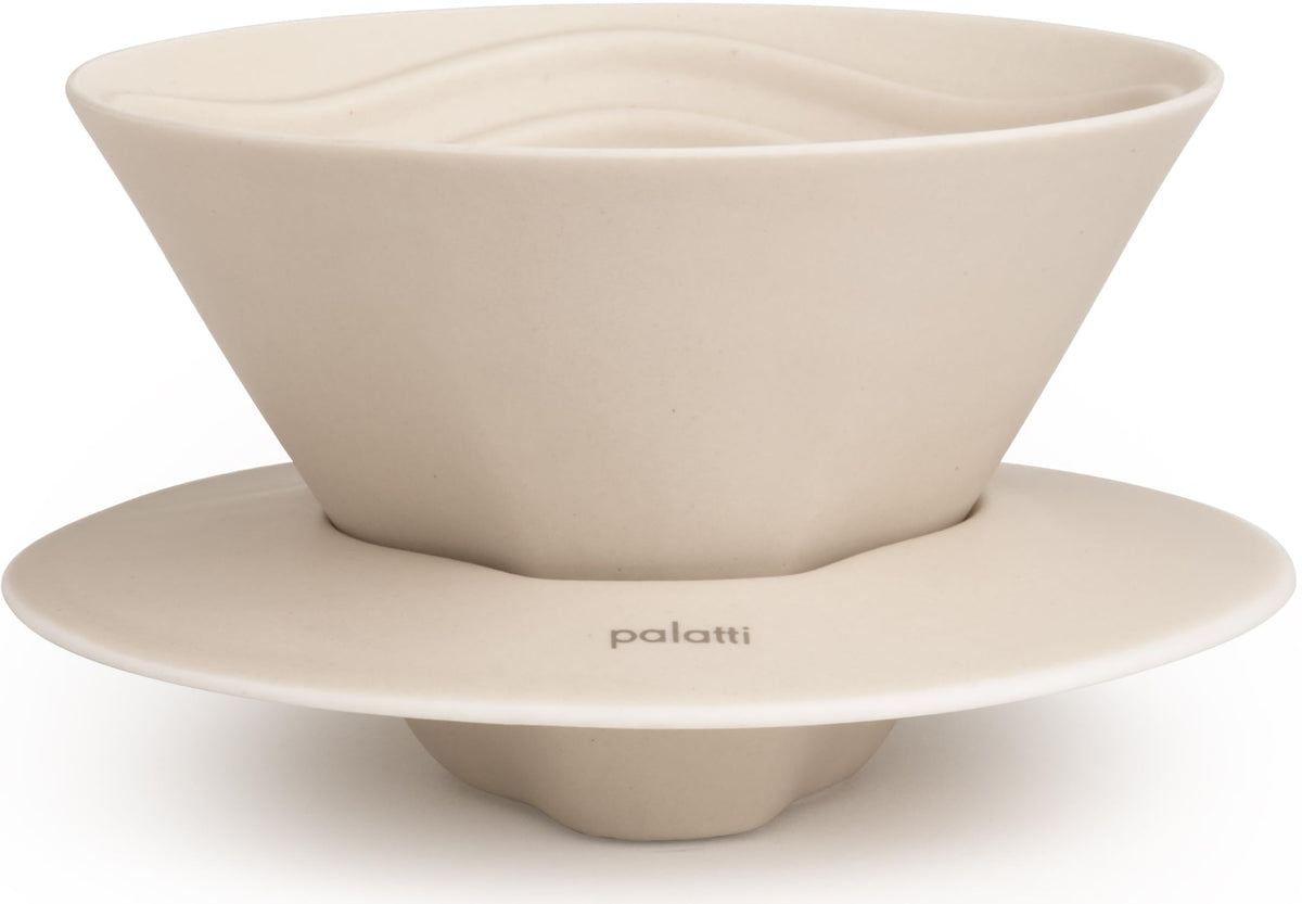 Dune Porcelain Pour Over Coffee Dripper
