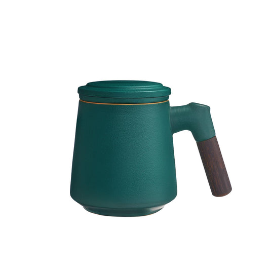 Tea Mug with Infuser and Lid for Loose Tea Diffusers