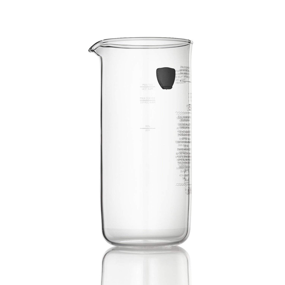 Replacement Glass Carafe for P3 18 oz and P5 18 oz French Press Coffee Maker