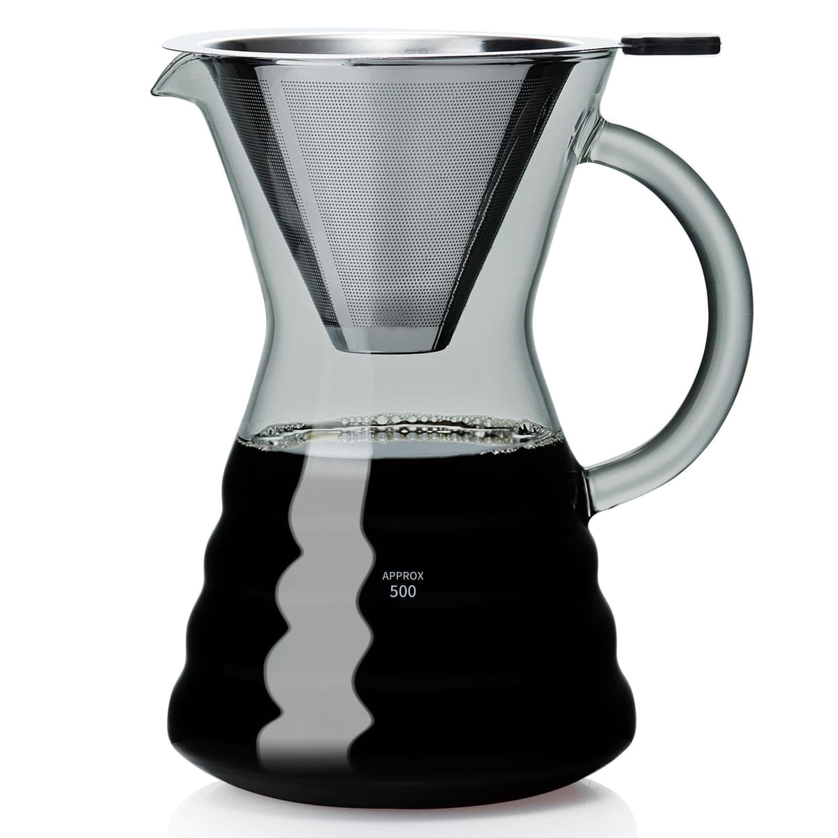 Pour Over Coffee Maker with Permanent Stainless Filter 27 fl oz (27 Fl Oz)