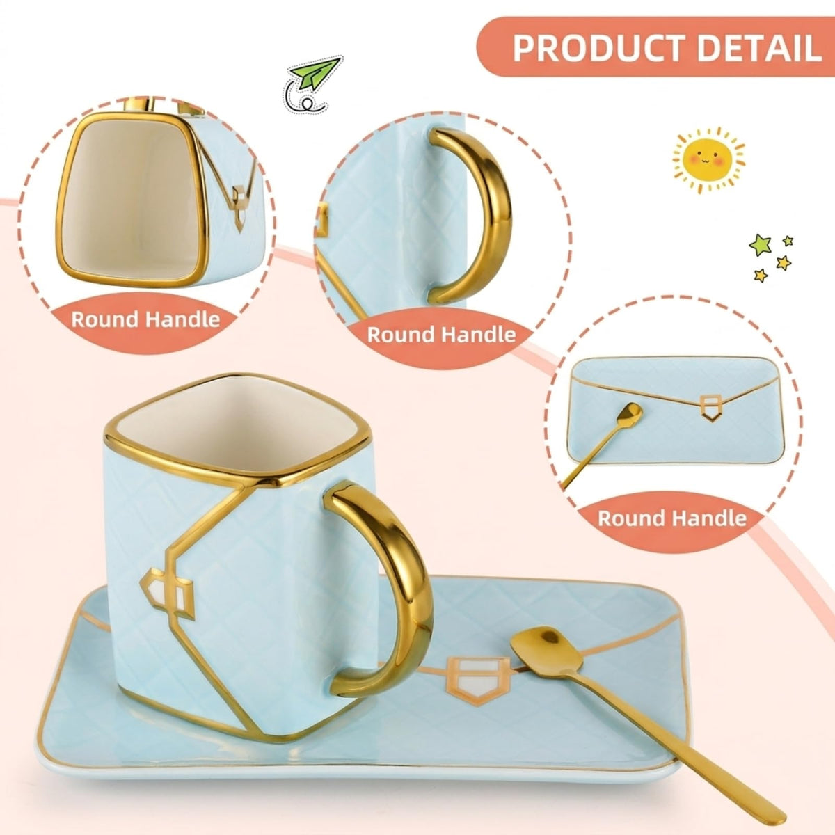 Purse Shaped Mug Set