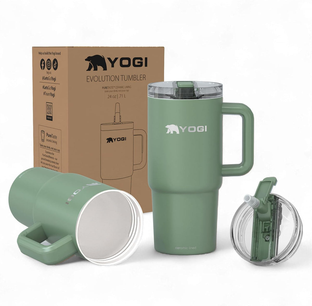 24oz Tumbler with Straw