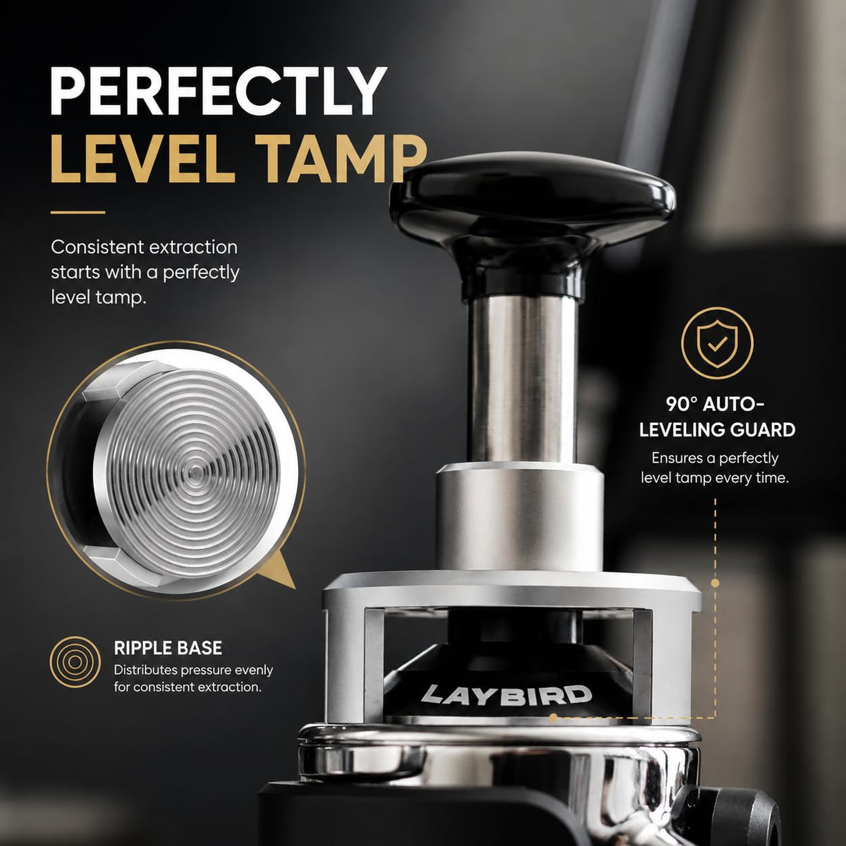 TriPress Espresso Tamper
