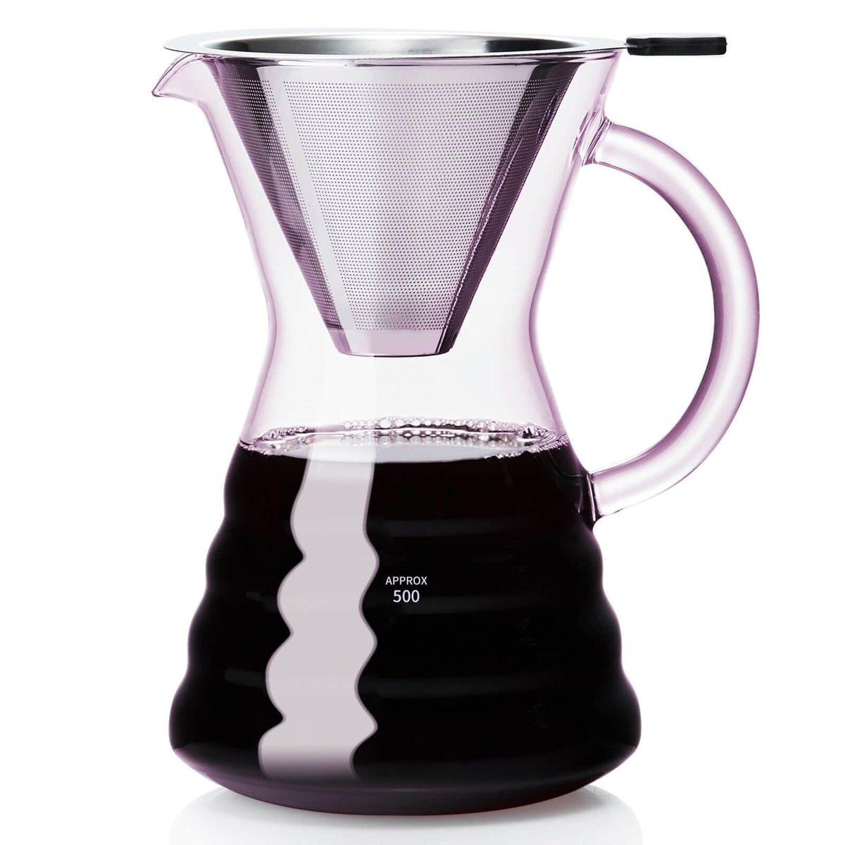 Pour Over Coffee Maker with Permanent Stainless Filter 27 fl oz (27 Fl Oz)