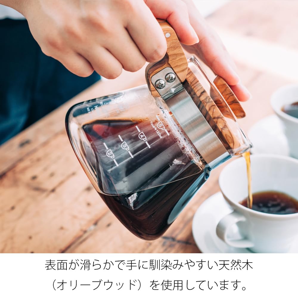 V60 Olive Wood Coffee Server