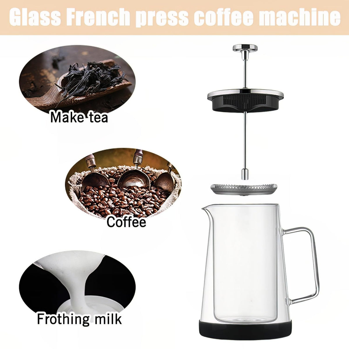 French Press Coffee Maker 34Oz