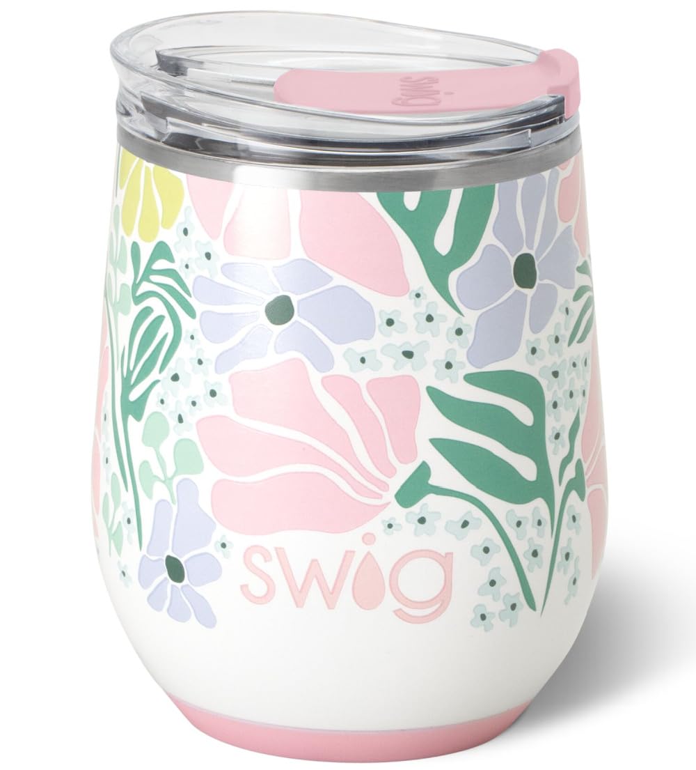 12oz Insulated Wine Tumbler with Lid
