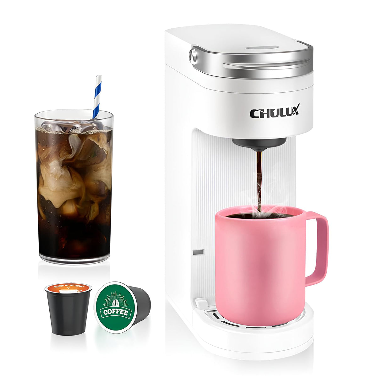 Slim Single Serve Coffee Maker for K Pod