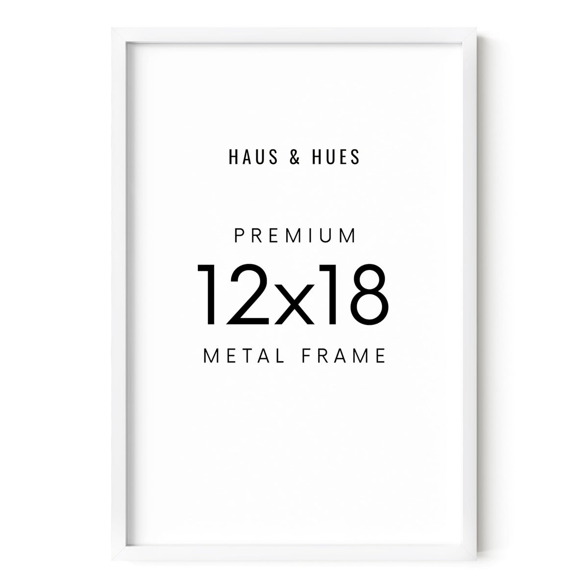 12x18 White Aluminum Poster Frame