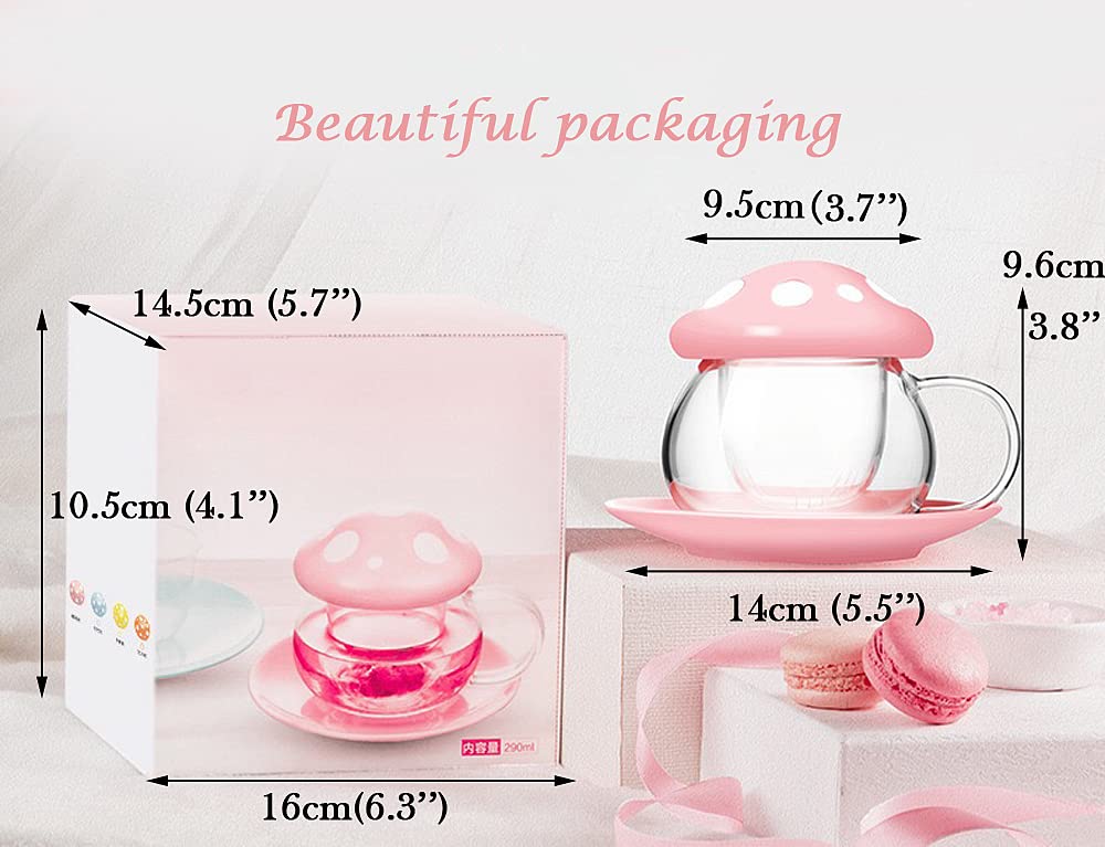 Mushroom Tea Cup Set