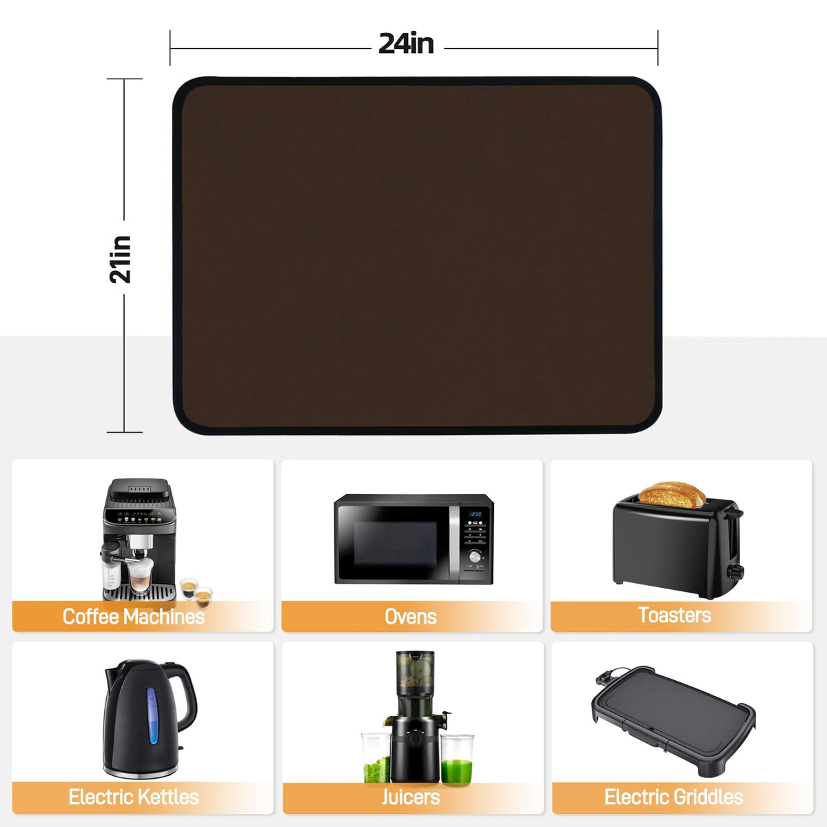 Heat Resistant Mats for Air Fryer on Countertop