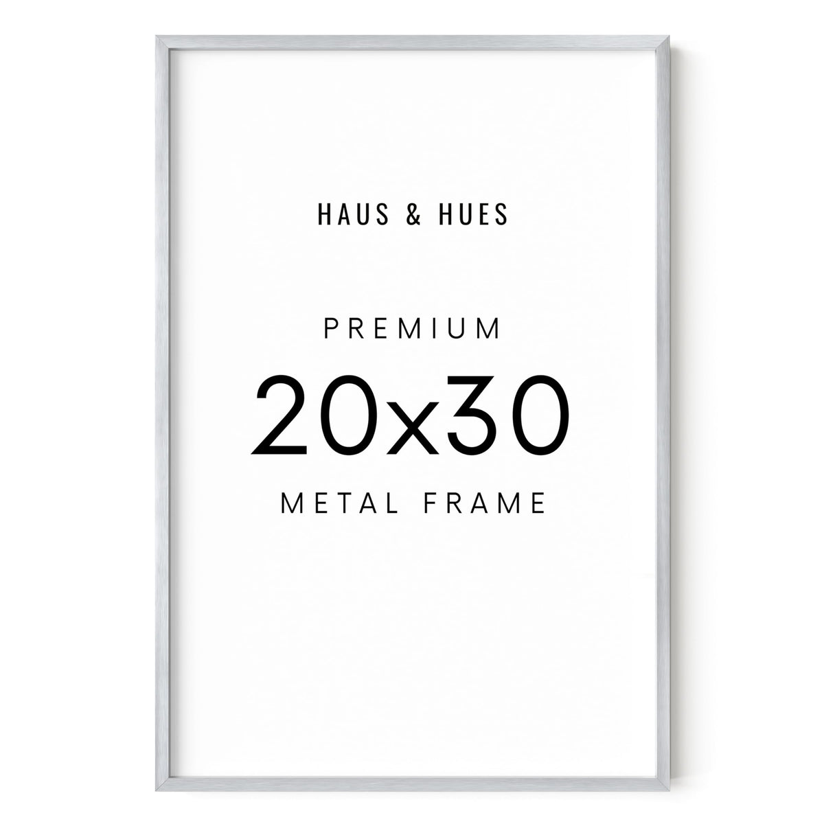 20x30 Silver Picture Frame