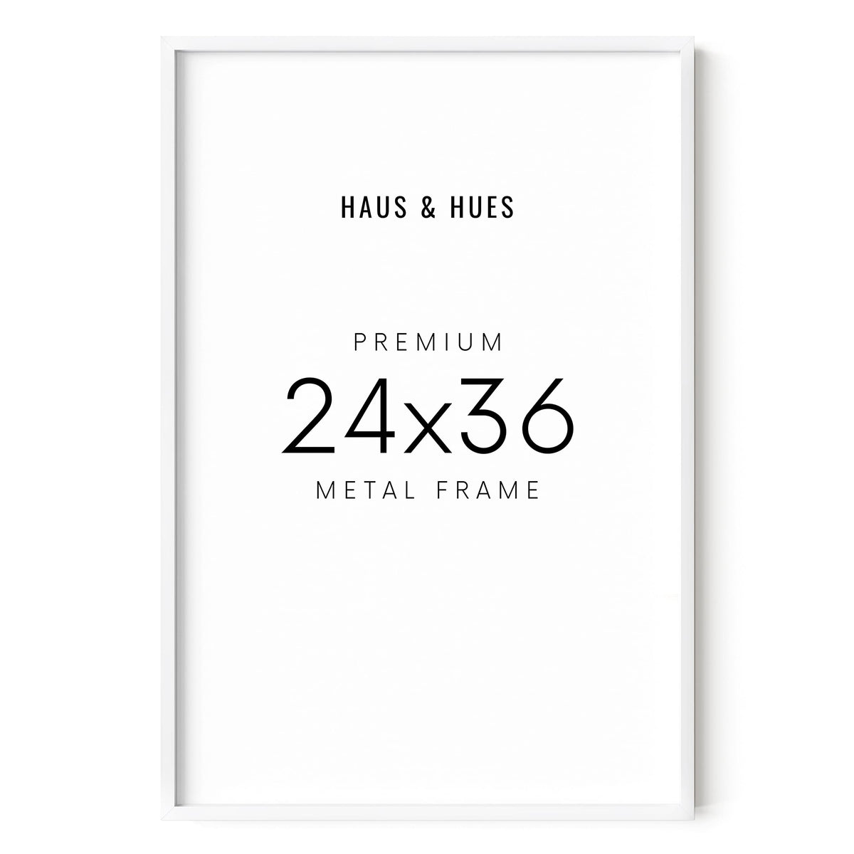 24x36 White Aluminum Poster Frame