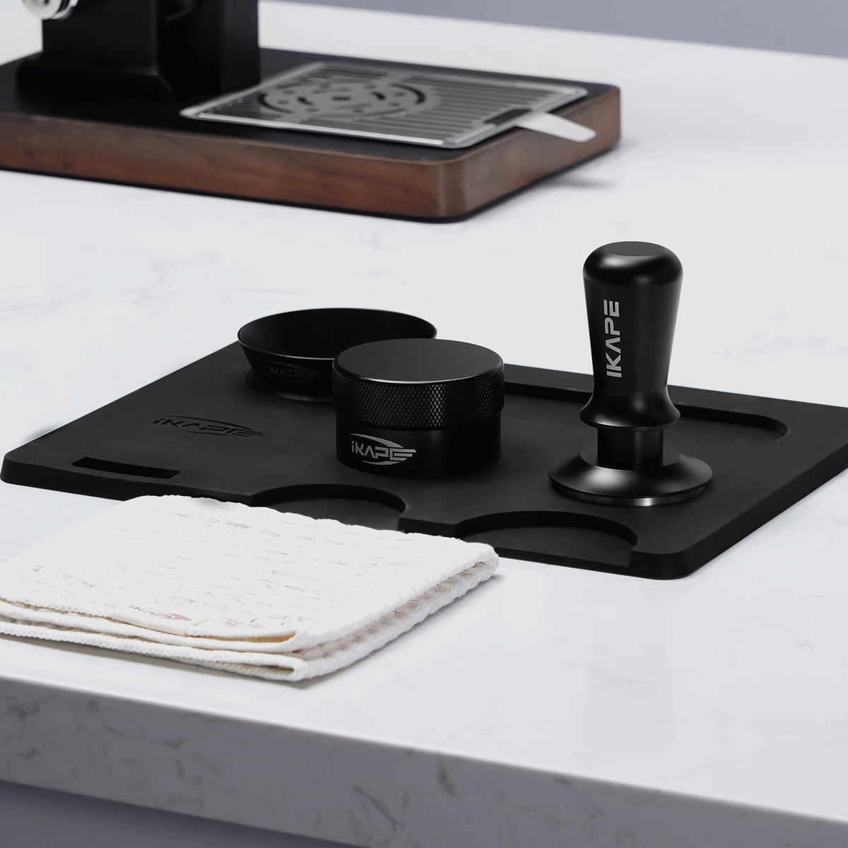 58MM Espresso Tamper Kit Black 6 IN 1 (16 Ounce)