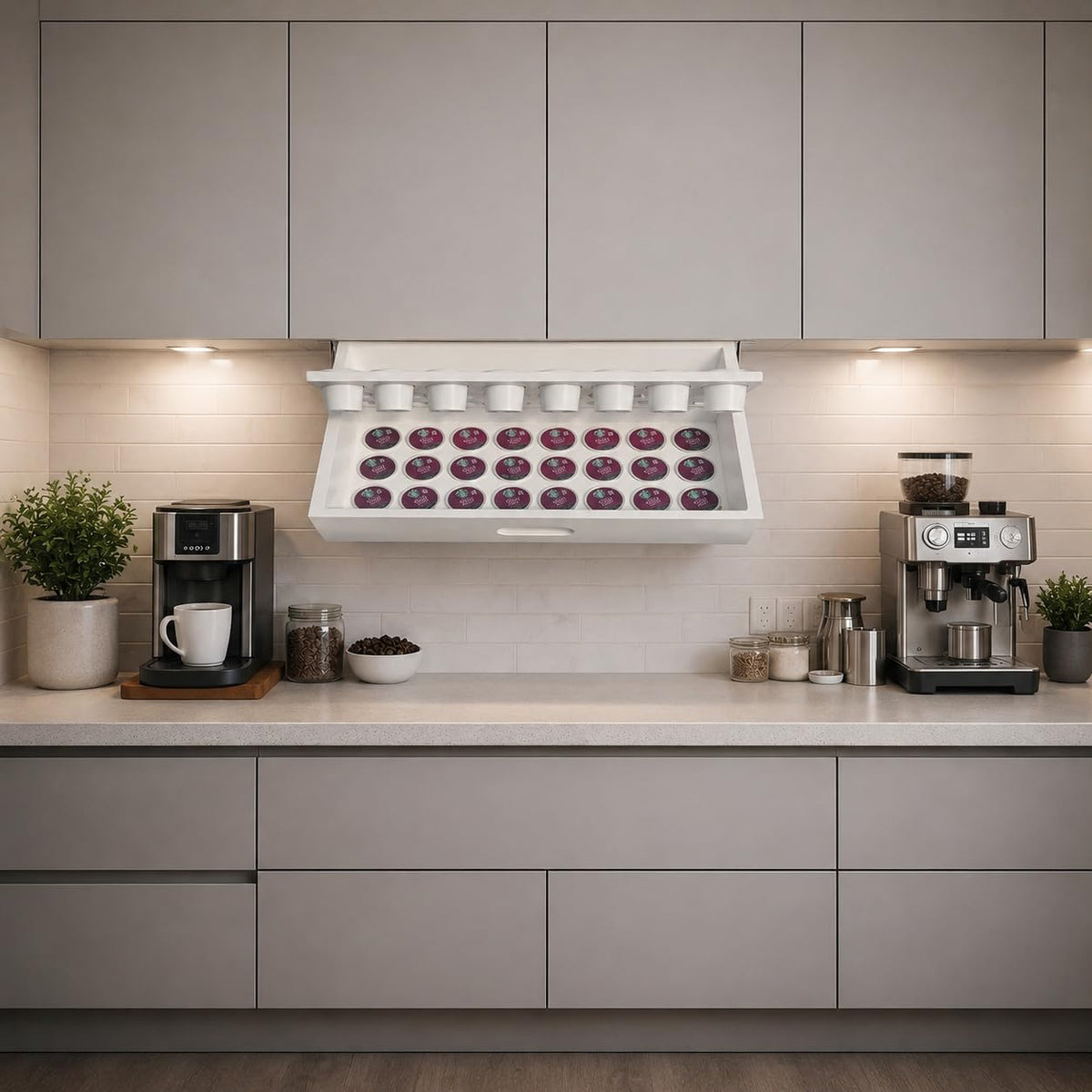 Under Cabinet K Cup Rack