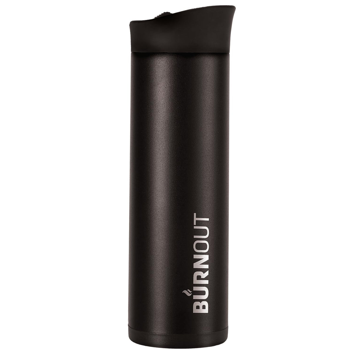 BURNOUT Temperature Regulating Travel Mug 16 oz All Black