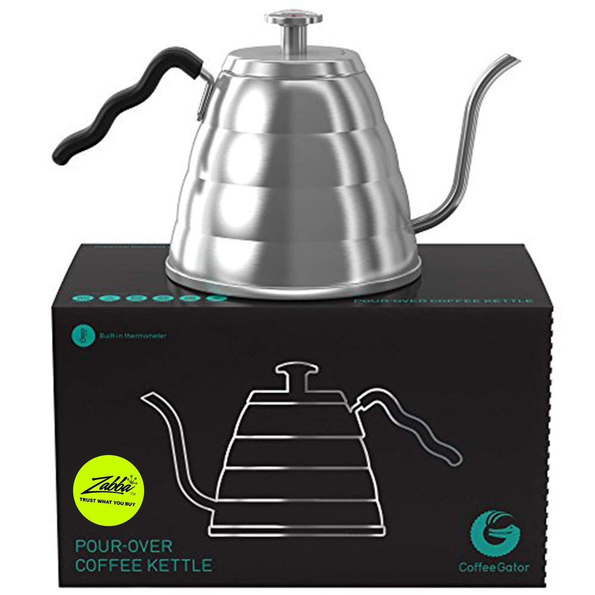Gooseneck Kettle with Thermometer