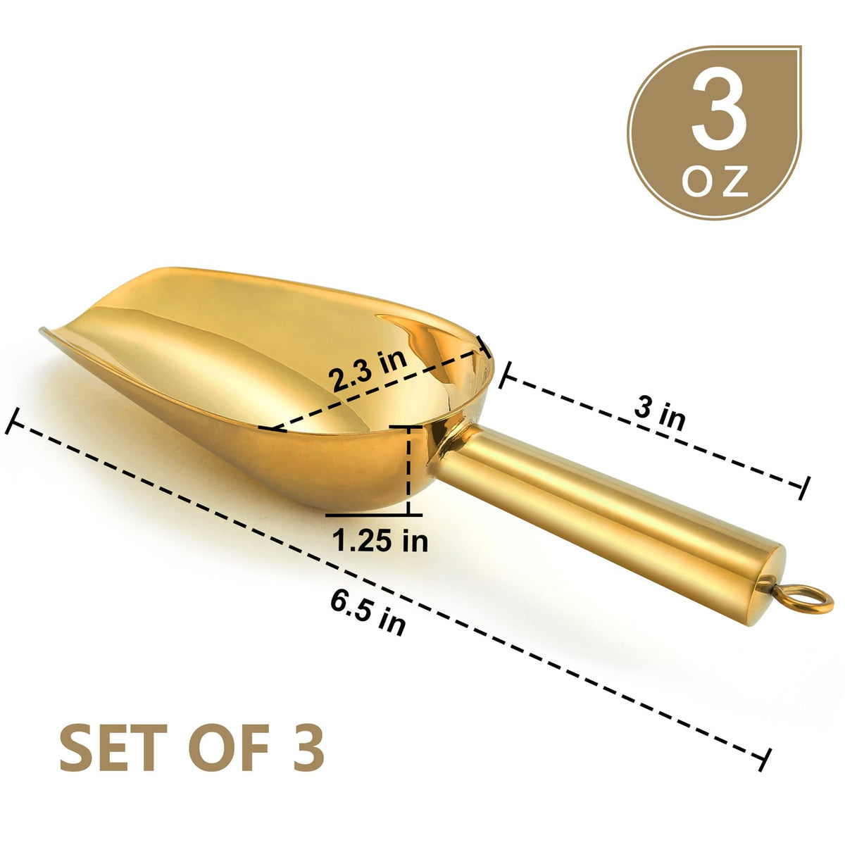 Ice Scoop Set of 3 (3 Count)