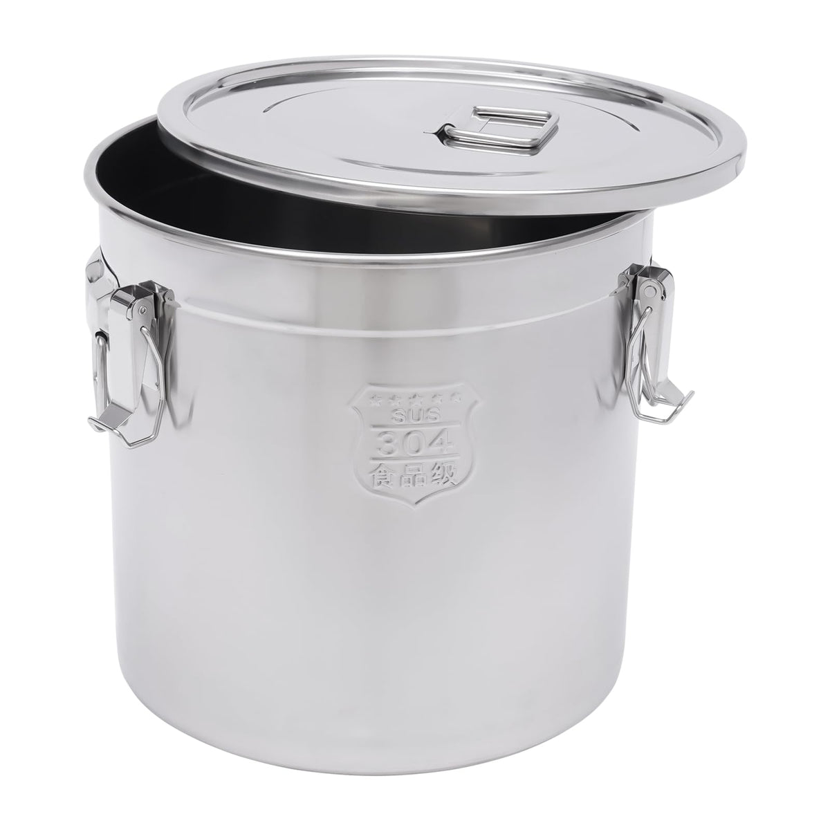 8.7Gal 304 Stainless Steel Bucket Milk Can with Airtight Lid