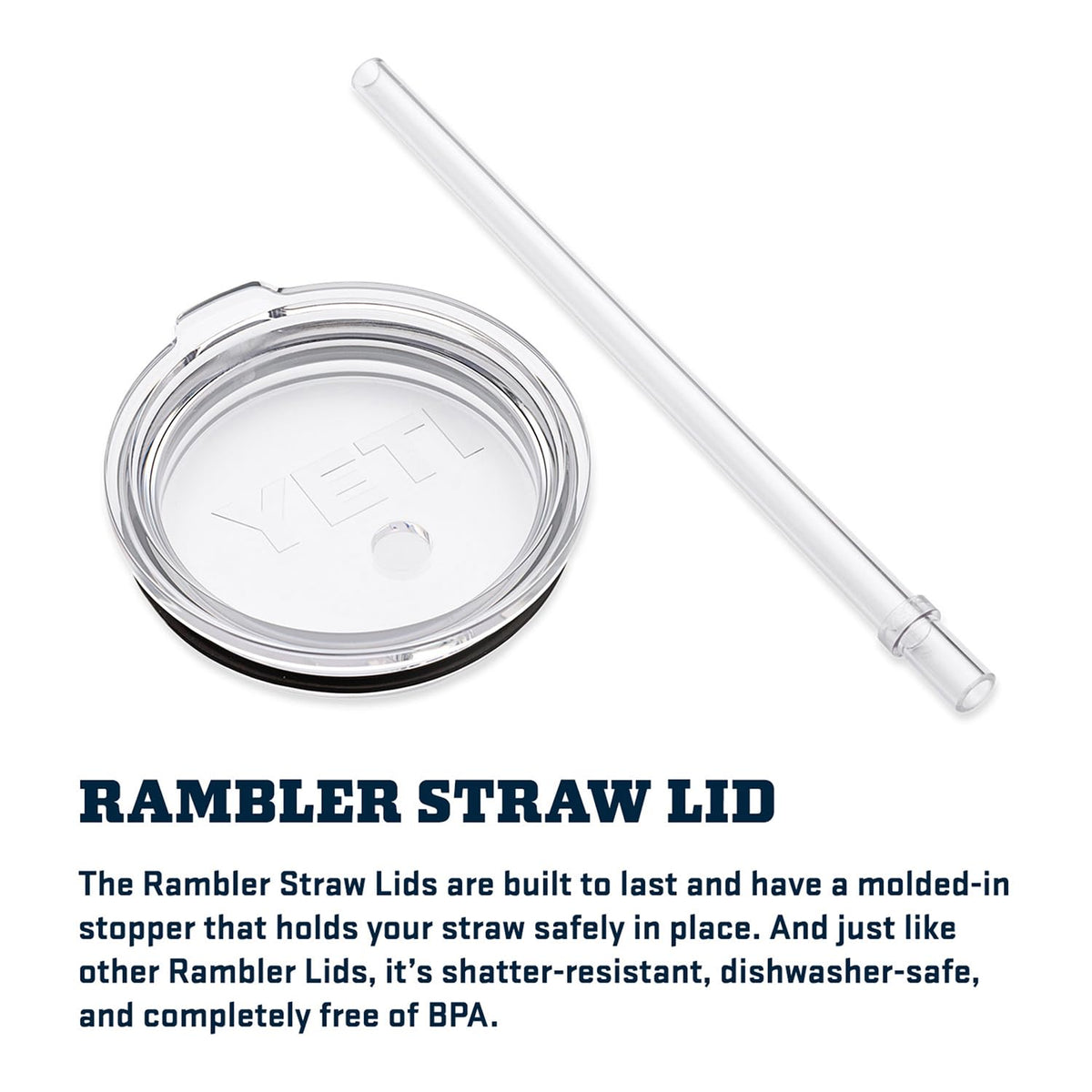 Rambler 35 oz Tumbler with Handle and Straw Lid