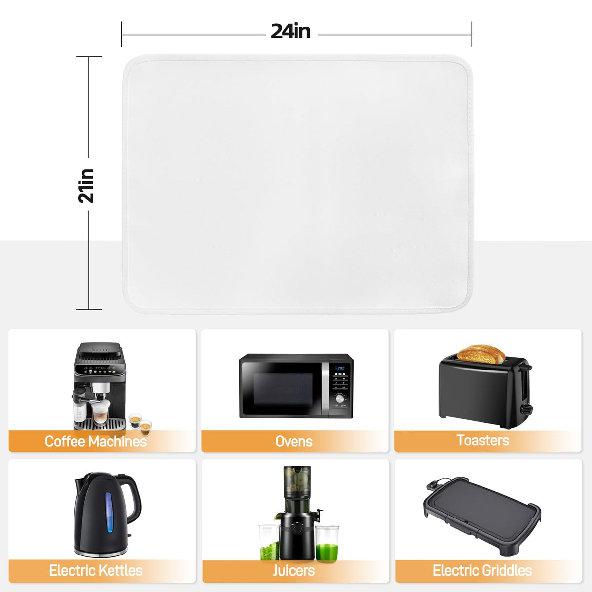 Heat Resistant Mats for Air Fryer on Countertop
