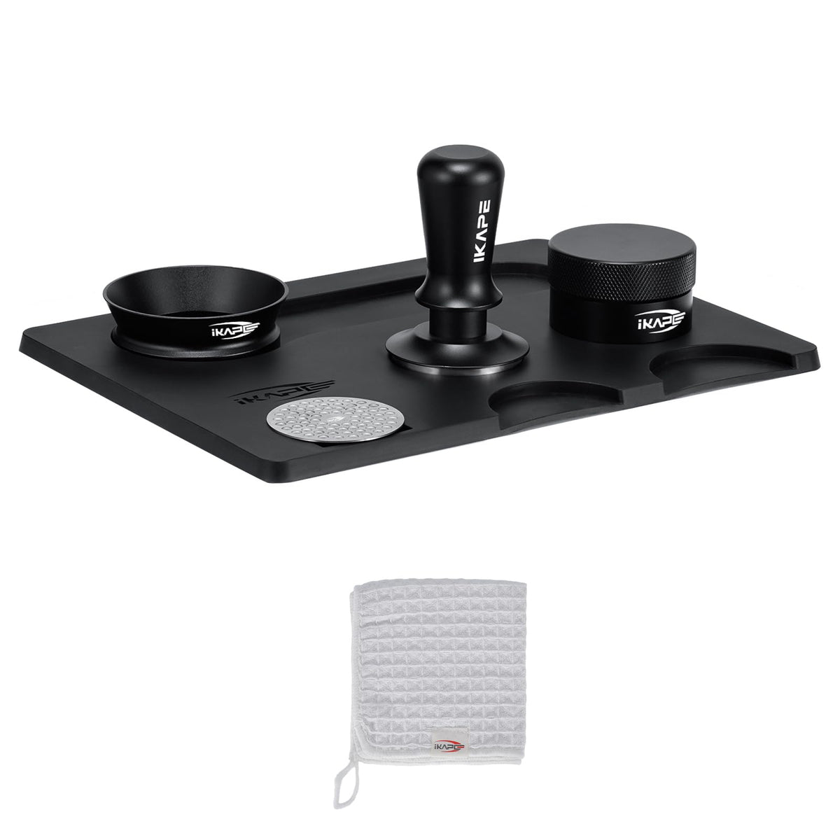 58MM Espresso Tamper Kit Black 6 IN 1 (16 Ounce)
