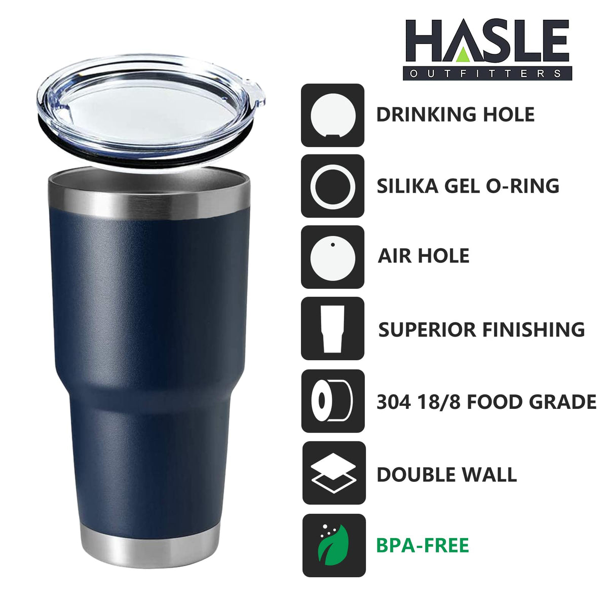 30oz Stainless Steel Tumbler (4 Count)