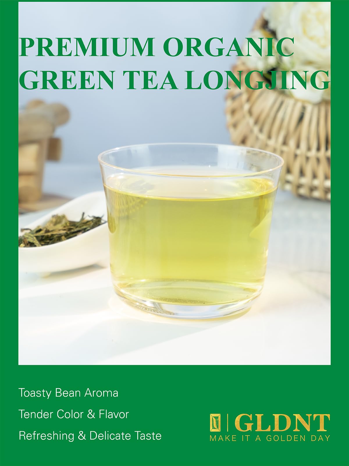 Organic Longjing Green Tea (3.5 Ounce)