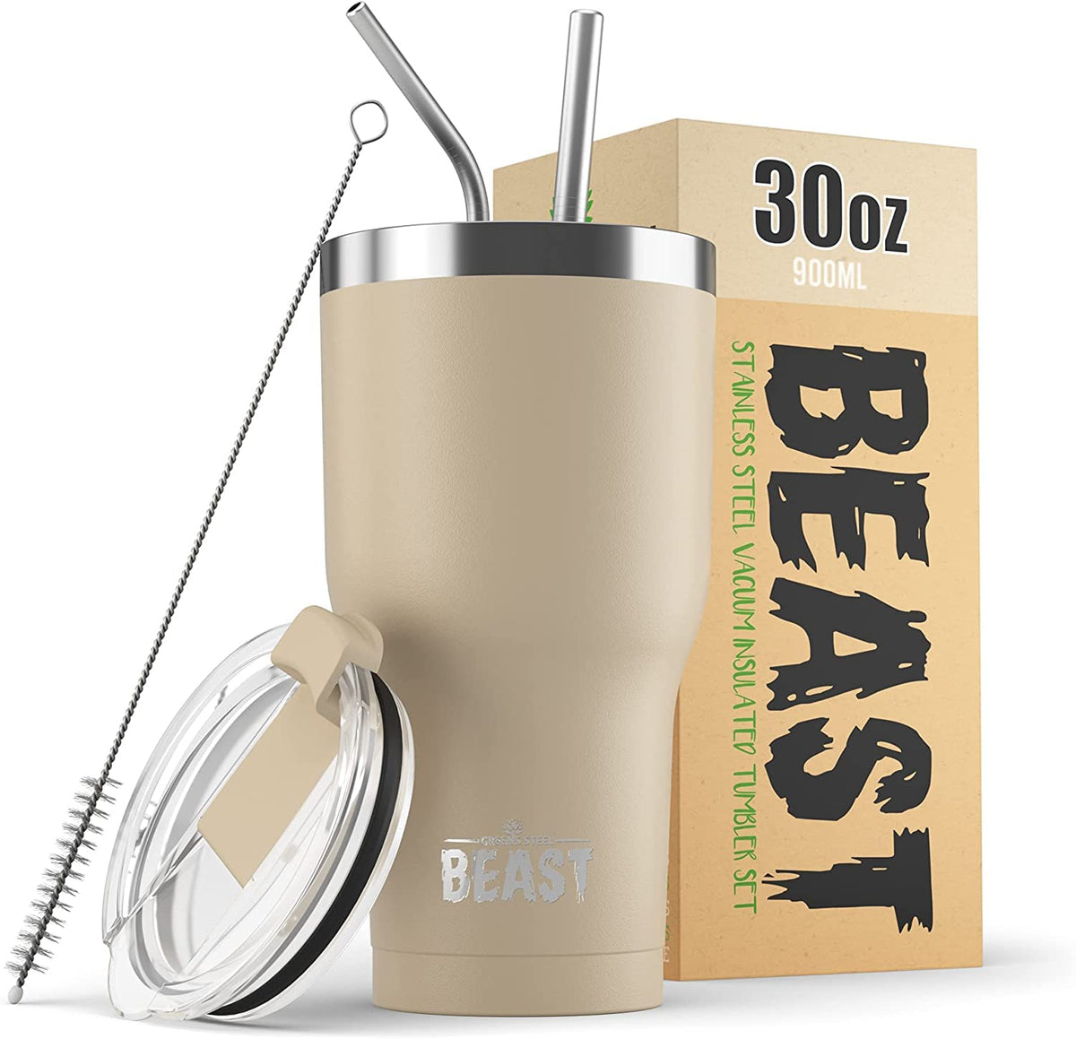 Beast 30 oz Tumbler Stainless Steel Vacuum Insulated Coffee Ice Cup Double Wall Travel Flask