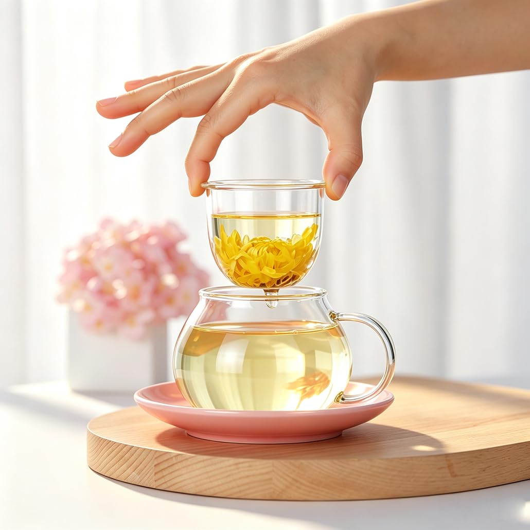 Mushroom Tea Cup Set