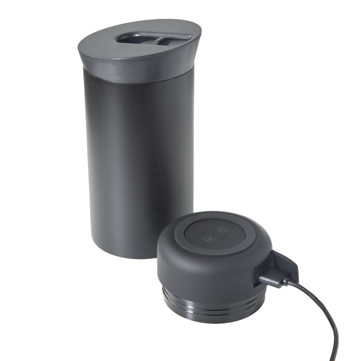 Professional Series Smart Coffee Mug 12oz Temperature Control Beverage Warmer with Wireless Fast Charging Technology USB