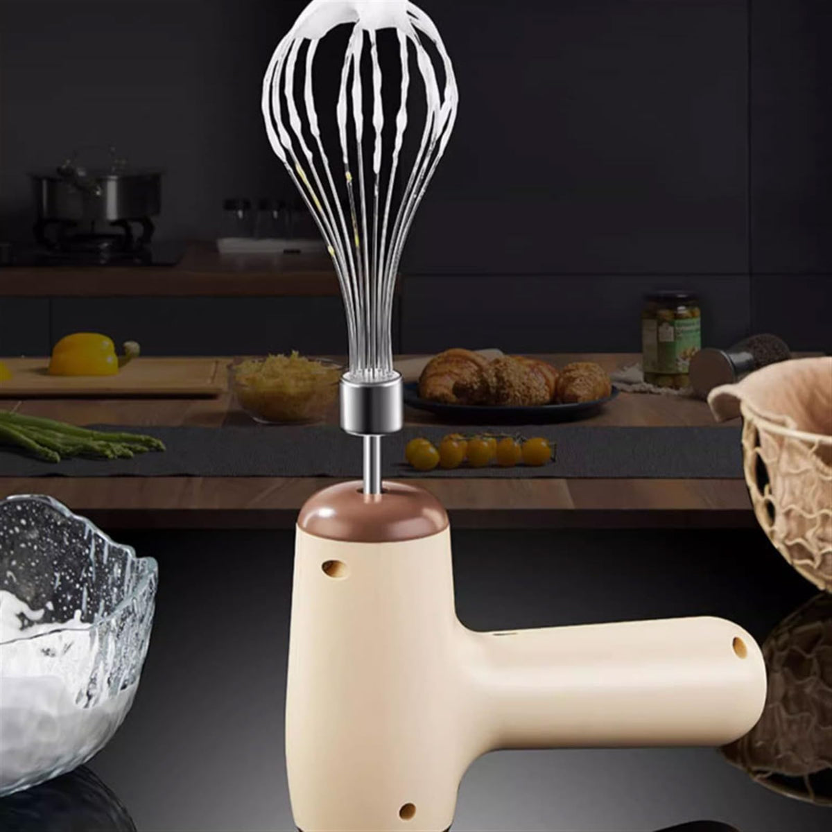 Egg Beater Cordless Electric Whisk Home Small Baking Cream Tool Handheld Mixer Kitchen Egg Beater Milk Frother