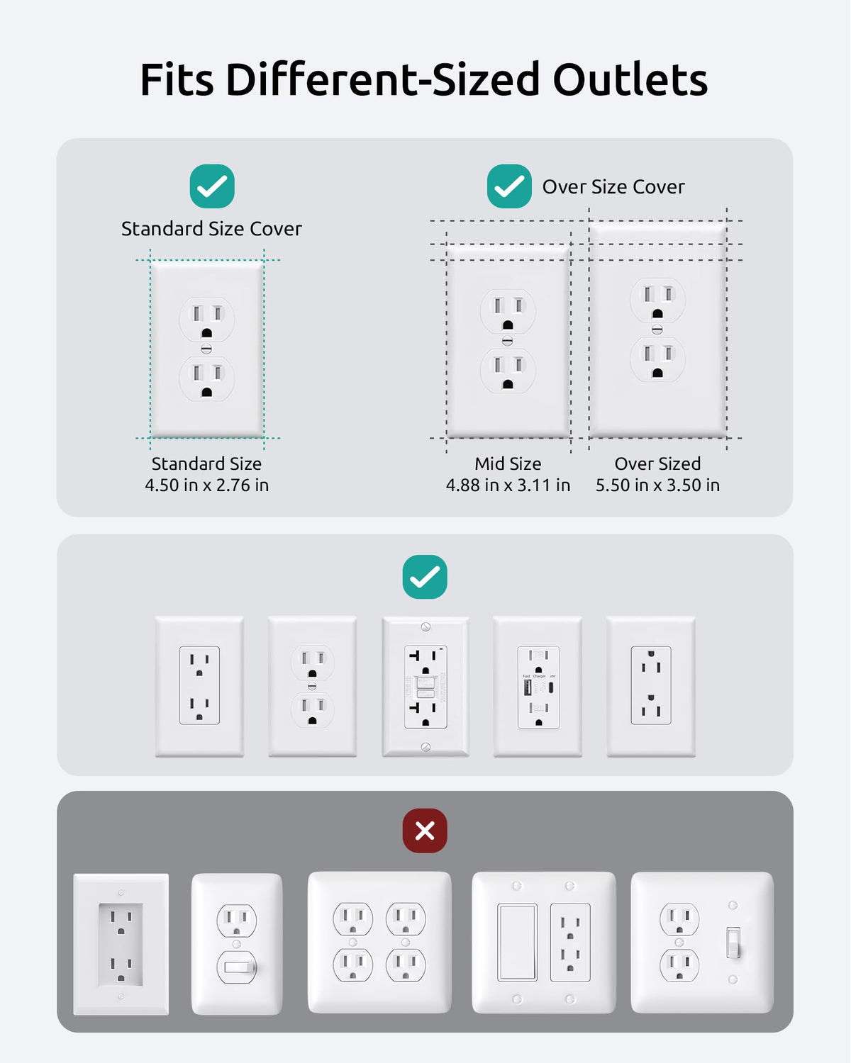10FT Flat Plug Extension Cord with Ultra