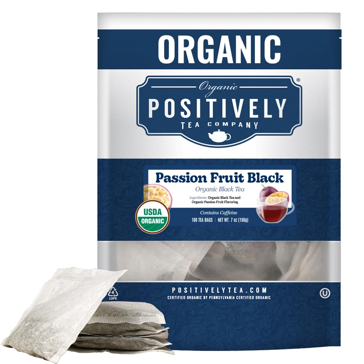 Passion Fruit Black Tea Bags (100 Count)