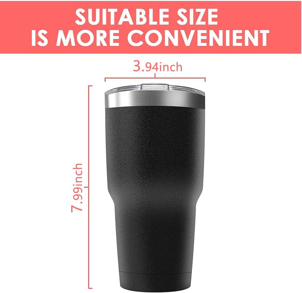 30oz Stainless Steel Travel Mug with Lid