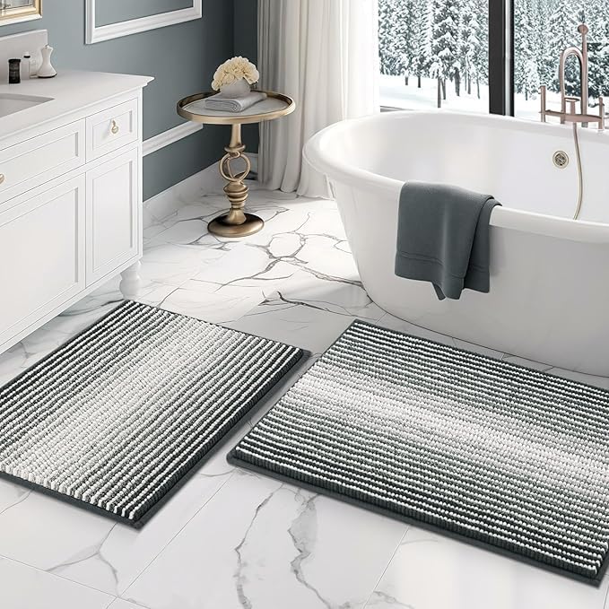 Bathroom Rugs Sets 2 Piece (7.12 Sq Ft)