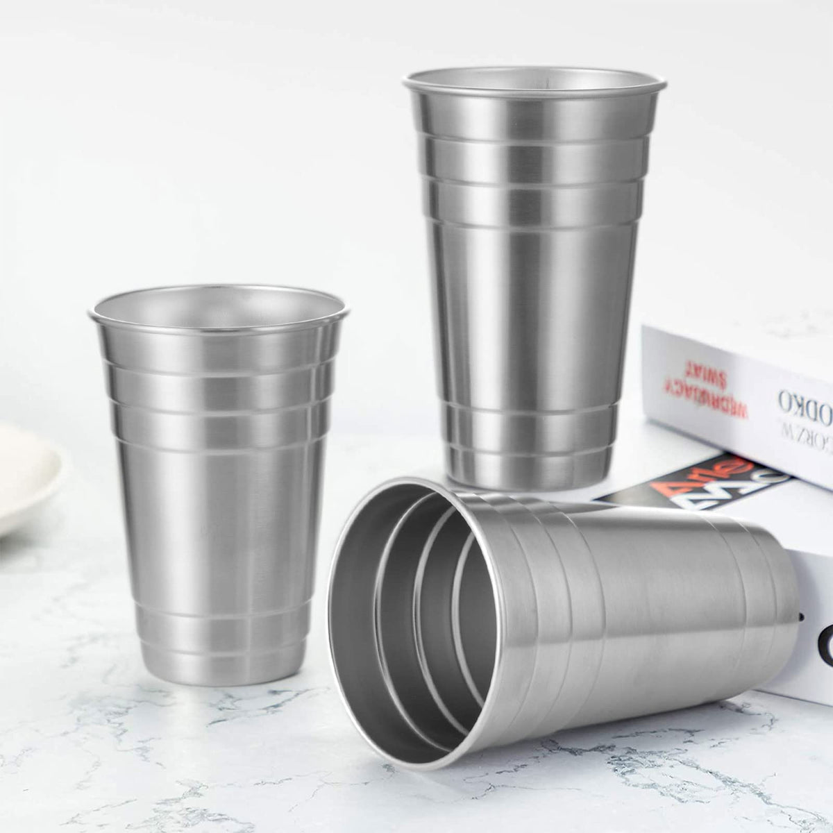 Premium Stainless Steel Cups 24 oz Pint Cup Tumbler