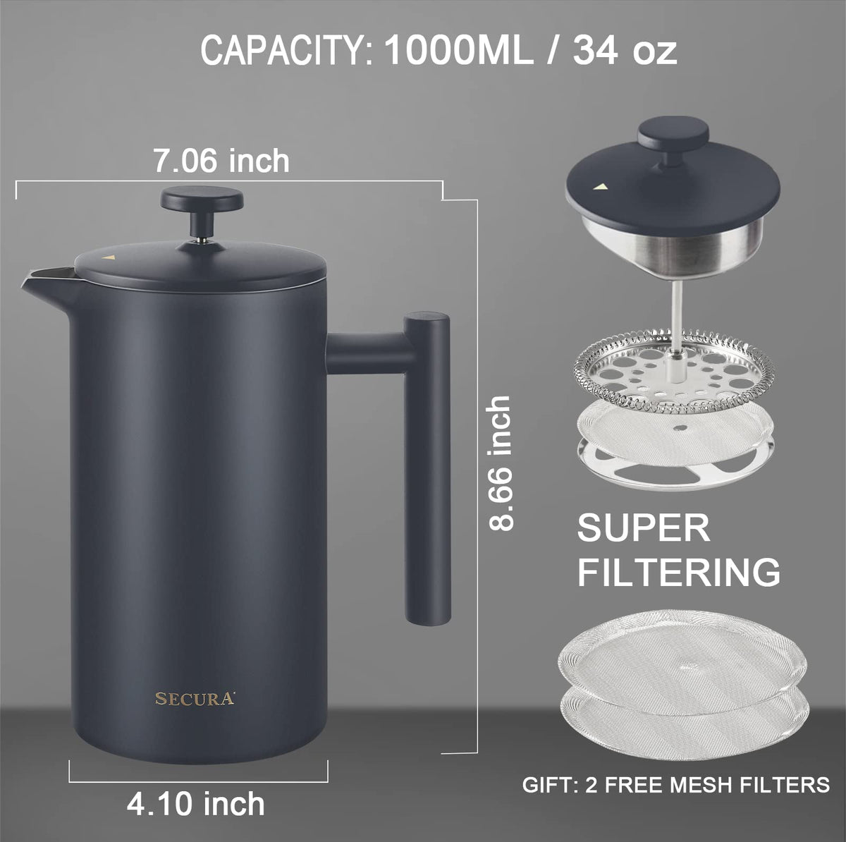 French Press Coffee Maker